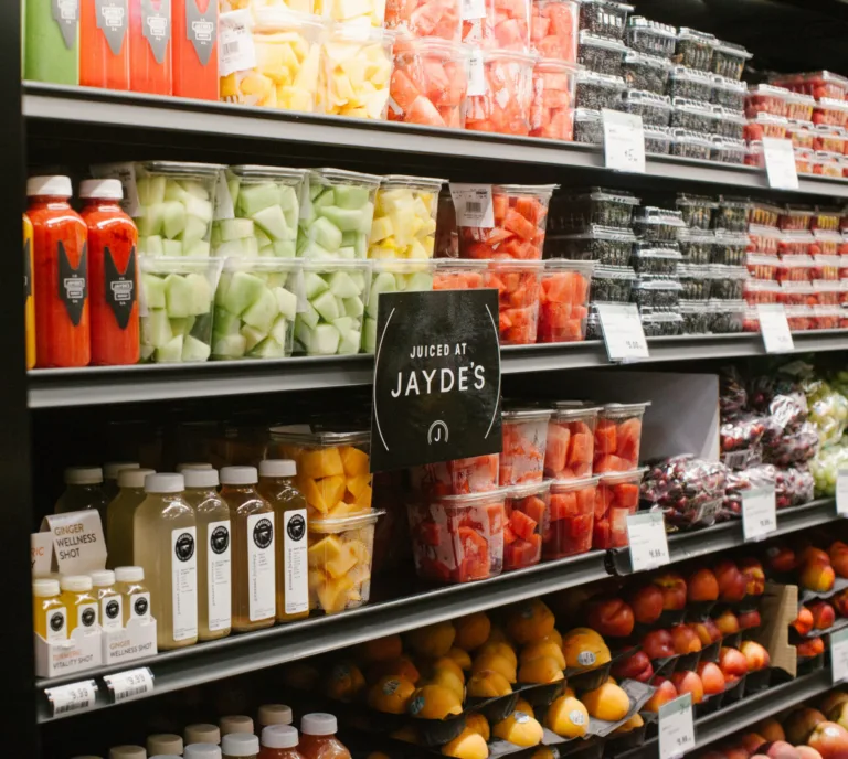 Jayde's fresh pressed juices