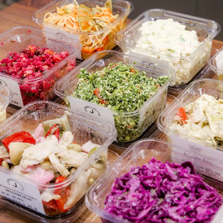 Grab & Go options: Salads